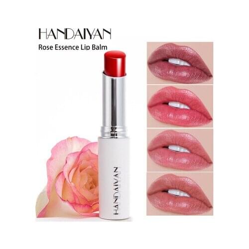 HANDAIYAN Rose Essence Lipstick Balm Matte Texture Lasting Makeup Moisturizing