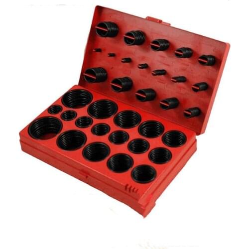 419PCS/ Box Rubber O Ring Kit Seal Gasket Universal Rubber O-ring Assortment Set For General Plumbers Mechanics Workshop