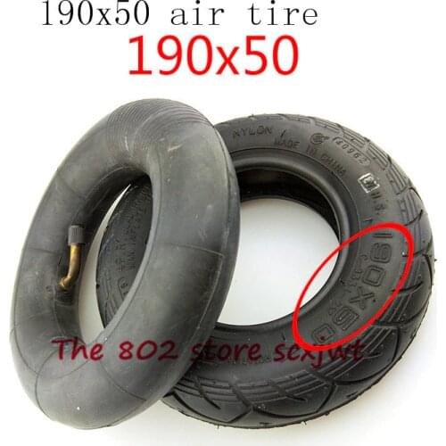 Lightning Delivery 8 inch scooter tire 190X50 tyre and inner tube 190*50 inner and outer tire electric scooter dedicated tyres