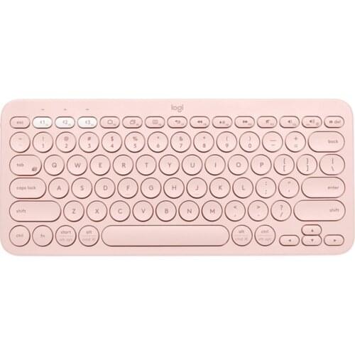 Multi-device Bluetooth(R) QWERTY Keyboard-rose