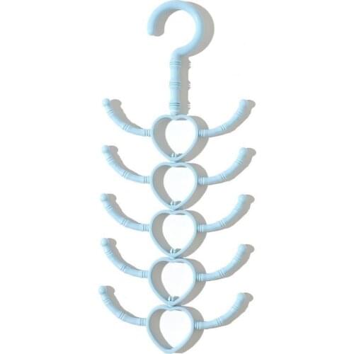 Multi-Layer Closet Organizer Strong Bearing Rotating Multi-Purpose PP Non-Slip Clothes Storage Hanger Rack for Shoe