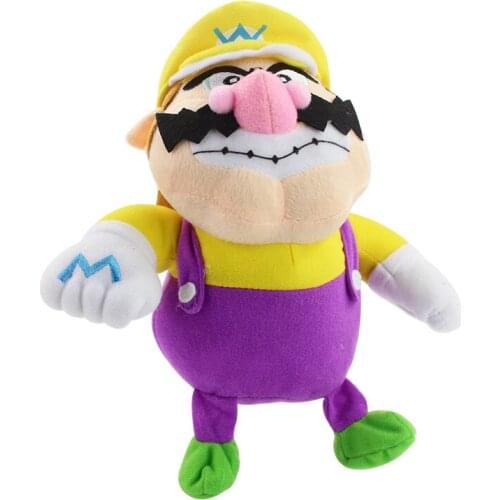 25cm Anime Wario Plush Toys Soft Stuffed Baby Doll Great Gift For Children