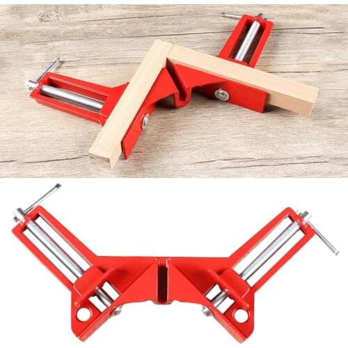 Rugged 90 Degree Right Angle Clamp DIY Corner Clamps Quick Fixed Fishtank Glass Wood Picture Frame Woodwork Right Angle
