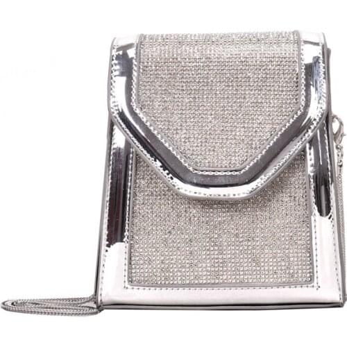 Puou Womens Shiny Bags