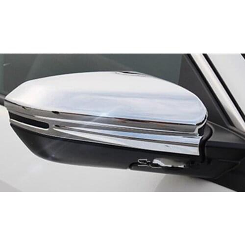 For Honda Civic 10th Sedan 2016 2017 2018 2019 Car ABS Chrome Decoration Stick Rear View Rearview Side Glass Mirror Trim Frame