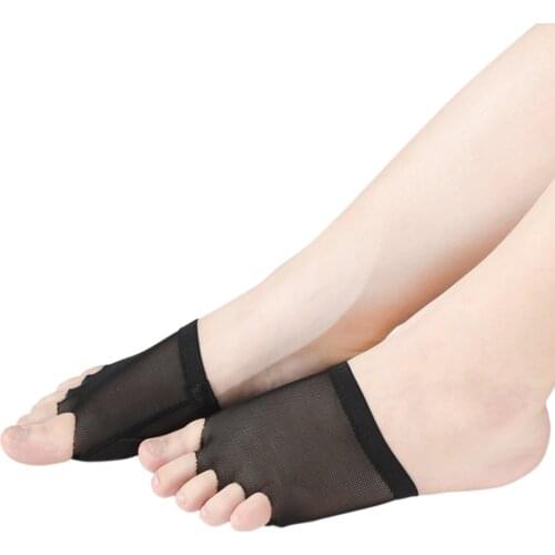 MiDee Half Sole 5 Holes Toes Thong Dance Shoes Lyrical Dancing Feet Pad