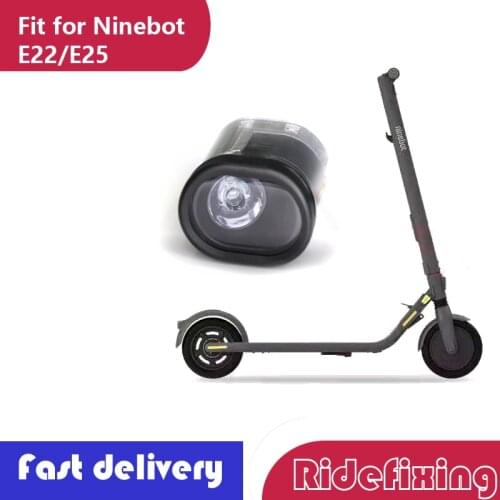 Ridefixing Ninebot E25/E22 Scooter Spare Parts Front LED light for Replacement