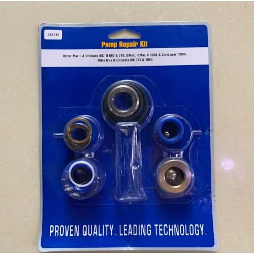 Spare Parts Tool 695 795 Pump Repair Kit 248212 Airless Paint Sprayer Piston Pump