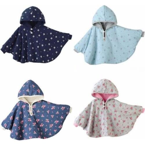 Baby Infant Girls Fur Winter Warm Coat Cloak Jacket Thick Warm Clothes Baby Girl Cute Hooded Long Sleeve Coats