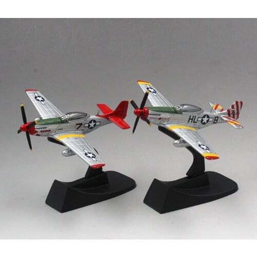 1:144 Scale Alloy AUTOart P51D World War II mustang Airplane Aircraft Fighter Toy Model Diecast Plane Model Toy