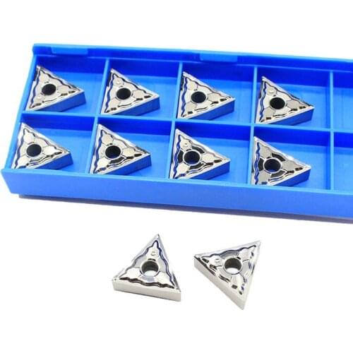 10PCS TNMG160404 HA H01 Aluminum Alloy Turning Blade Carbide CNC Lathe Tool Aluminum Alloy Wood Turning Tool