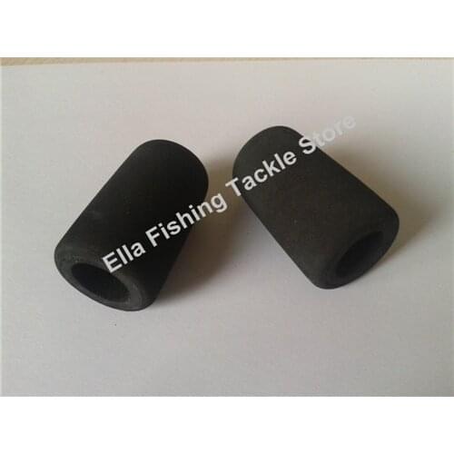 Fishing rod EVA Fore grips Handle 4 pcs . spin /casting rod fore grips Black color