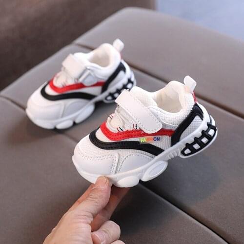 Childrens Fashion Sports Casual Shoes 2021 Fall Elementary School Students Leather Running Shoes Boys Out Door Sneakers
