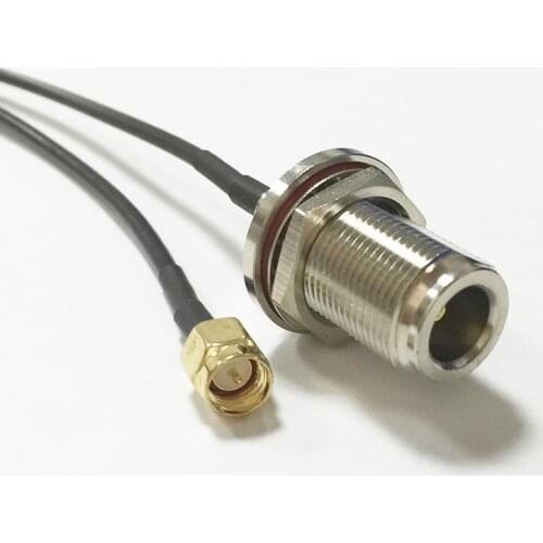 New Modem Coaxial Cable SMA Male Plug Switch N Female Jack nut Connector RG174 Cable Pigtail 20CM 8" Adapter RF Jumper