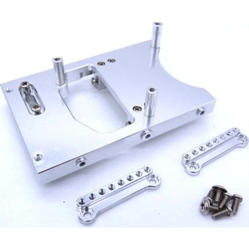 Metal Steering Gear Cabin Tail Plate Shock Absorber Mount for MN D90 D91 D99S RC Car Parts Accessories