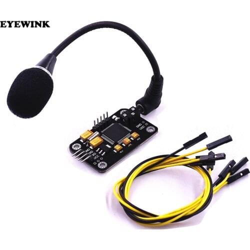 Speech Recognition Module Voice Recognition Module Serial Control Module with Micro and 4pin wire For Arduino