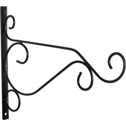 Hook Up Wall Hanging Balcony Plant Flower Pot Holder Articulate Corrosion Resistant Durable Bird Feeder Iron Garden Decoration