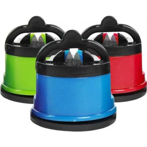 New Kitchen Sharpener Safe Knife Scissors Blade Grinder Stone Knives Sharpening Tungsten Diamond Sharpener Tool With Suction Pad