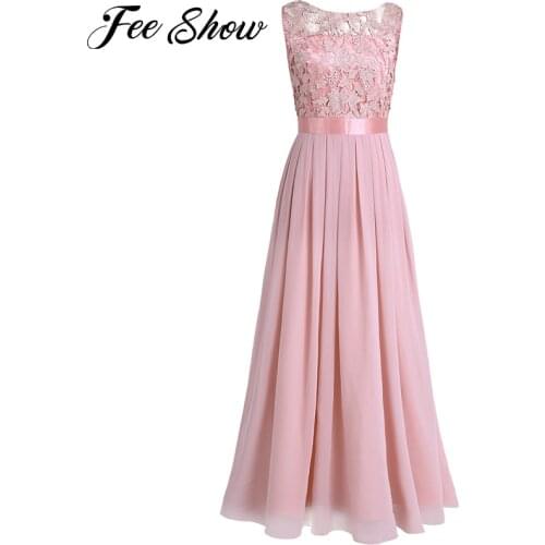 Womens Bridesmaid Summer Maxi Dress Vestido De Festa Longo Embroidered Women Dress Elegant Formal Occasions Wedding Party Dress