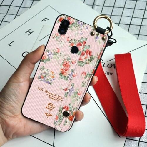 Luxury Neck Lanyard Shell Cover For Meizu Pro 6 7 Plus Rose Holder Case For Meizu M6 M8 M9 Note M6s