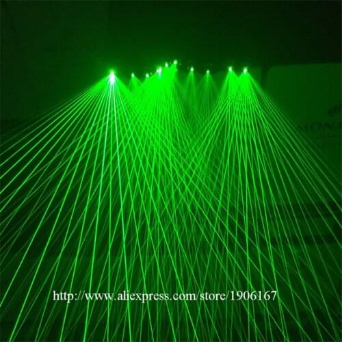 Hot Sale Green Laserman Show Gloves With 5 Pcs Green Lasers For Stage DJ Laser Dance Club Night Props