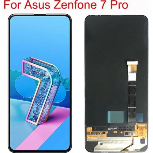 For Asus Zenfone 7 ZS670KS I002D LCD Display Touch Screen Digitizer Assembly For Asus zs671ks Lcd Replacement Accessory Parts