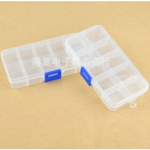 10 Lattice Box Element Box Detachable Transparent Makeup Kit Box Jewelry Box Home Furnishing Essential Color Random