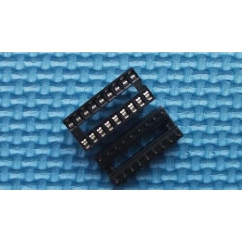 Good quality 50pcs 18 pin DIP IC Sockets Adaptor Solder Type Socket 18p