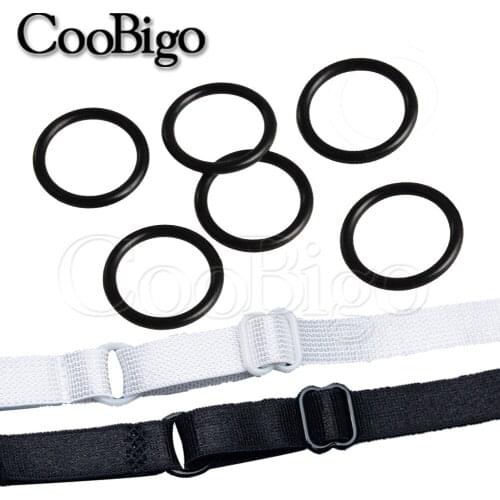 50pcs Plastic O Ring Bra Round Buckle for Underwear Garment Clothes Sewing Supplies DIY Craft Decor Accessories 13mm