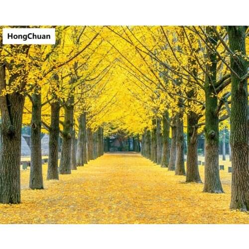 Diamond embroidery, golden woods 5D, diamond painting, cross stitch, 3D square, diamond mosaic, home decoration, Christmas