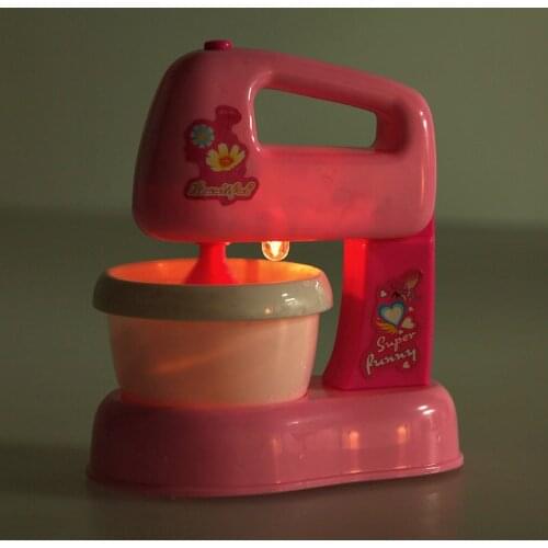 Kids Baby Children Gifts Educational Emulational Electric Blender Mixer Toy Pretend Play Kitchen Ware Accessories Pink Toys