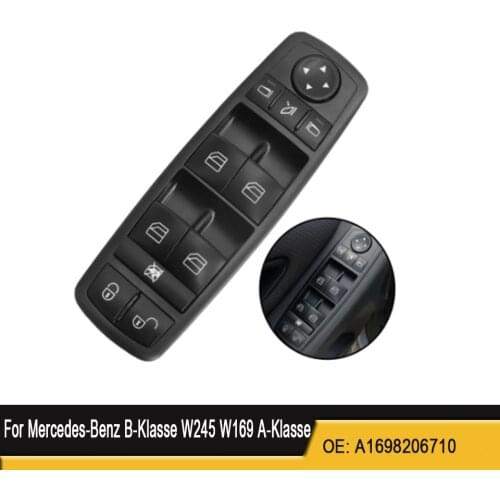 A1698206710 Electric Master Window Switch for Mercedes-Benz B-Klasse W245 W169 A-Klasse R350 GL350 GL450 A 169 820 67 1698206710