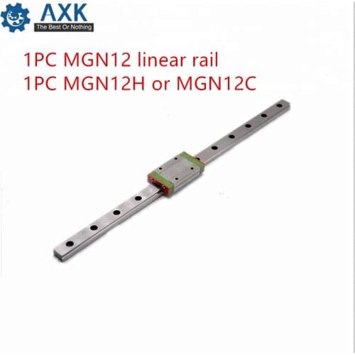 3d Printer Linear Guide 12mm 405mm 410mm 420mm 390mm Mgn12h Rail Set Mgn12 Cnc 1pc Motion Guideway Bearing Steel Cutter Or