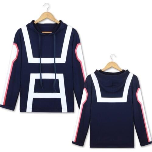 M-XL High Quality My Hero Academia costume hooded hoodie Boku no Hiro Akademia Shoto Todoroki Shouto Cosplay pullover Costumes