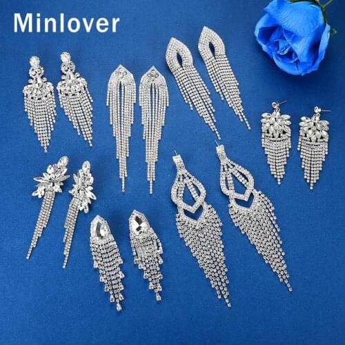 Minlover Women's Silver Earrings