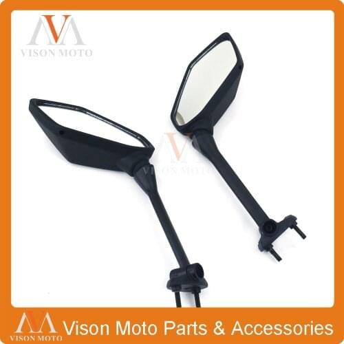 Motorcycle Side Mirror Rearview Rear View For KAWASAKI NINJA 650R 2009 2010 2011 2012 2013 2014 15 400R Z1000SX ER6F ER-6F 09-12