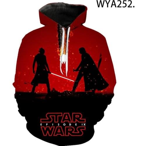 New Fashion Movie Star Wars Skywalker 3D Printed Hoodies Casual Sweatshirts Men Women Children Fashion Boy Girl Kids Coat