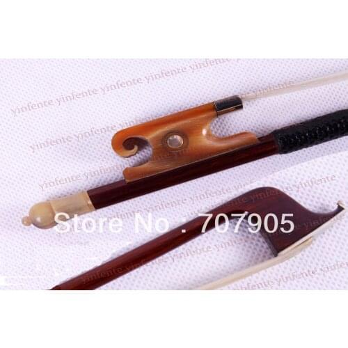 New Violin Bow Brazil wood pretty Bow Snail Ox horn Frog