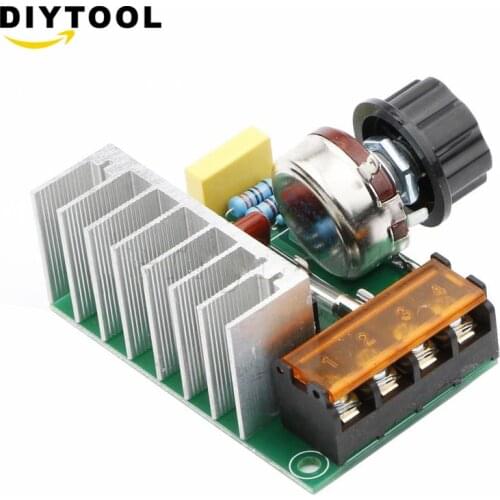 4000W AC 220V SCR Voltage Regulator Mayitr Adjustable Power Supply Board Speed Control Dimmer for Brush Motor