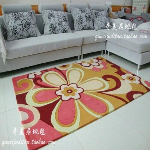 Carpet modern coffee table carpet bed blankets handmade wool carpet