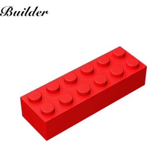 Building Blocks 2456 Base High Brick 2x6 MOC Part 10pcs Compatible All Brand DIY Creativity Education Assembles Toy for Children