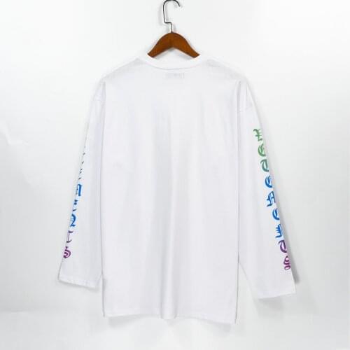 Vetements Long Sleeve Sweatshirts Female Couple Loose Street Hip-hop Trend Mens Cotton Round Neck Letter Print