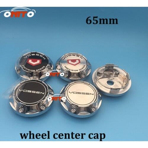 4pcs/set Auto Wheel Center Center Hubs Cap Car Styling Emblem for VOSSEN Car Accessories 65MM Wheel center cap Car styling