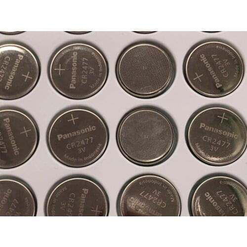 40pcs/lot New For Panasonic CR2477 3V CR 2477 High Performance High Temperature Resistant Button Coin Battery Cell Batteries
