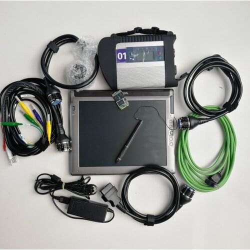 Automotivo Repair Diagnostic and programming tool LE1700 Tablet PC used laptop+480GB mini SSD+MB Star C4 SD connect 4 compact 4