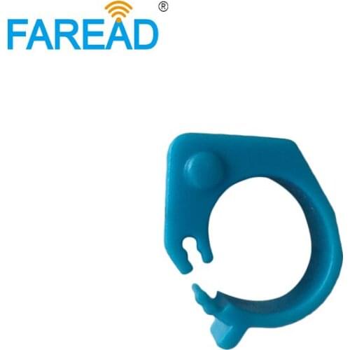 Free shipping x100pcs ABS 860-960MHz ISO18000-6C Inter diameter 9mm UHF Electronic Pigeon Ring tag