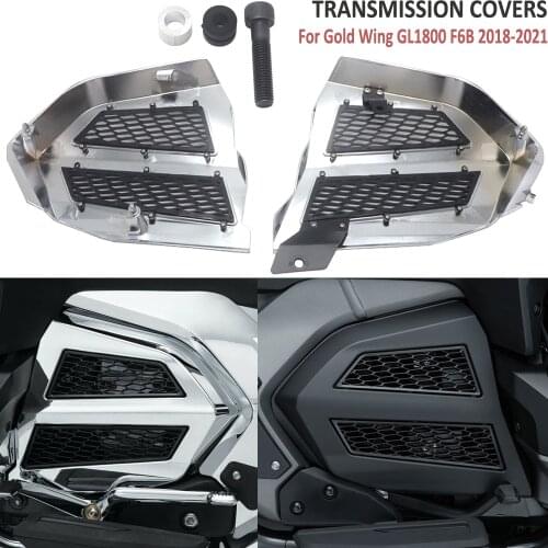Engine Transmission Covers Chrome or Black For Honda Gold Wing GL1800 GL1800 F6B 2018-2021 2020 Fairing Radiator Grille Cover