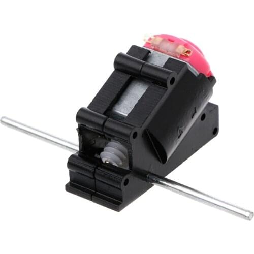 Double Shaft Bevel Angle Gear Motor Suit Worm Reducer 3-6V DIY Parts WXTC