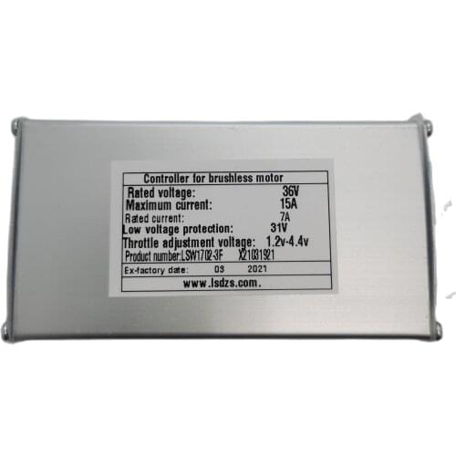 Controller for brushless motor 36V 15A Electric Bike LSW1702-3F LSDZS Electric Bicycle Accessories