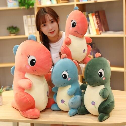 30/40/50cm Cartoon animal Three colors dinosaur Plush toy soft stuffed dragon doll Animal Anime toy Child kid Kawaii Gift Birth
